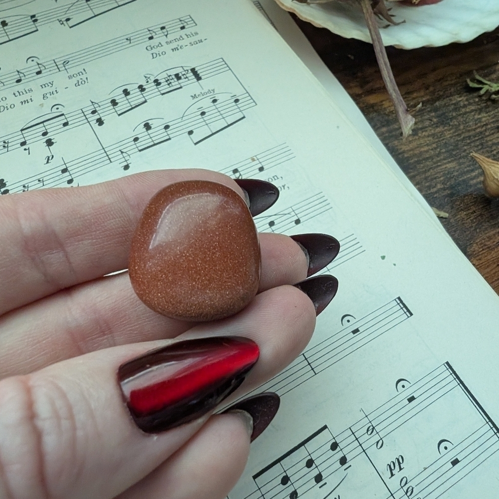 Brown Polished Stone Pendant